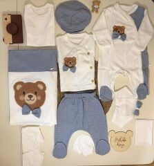 10'Lu Süzine Nakışlı Ayıcık  Set