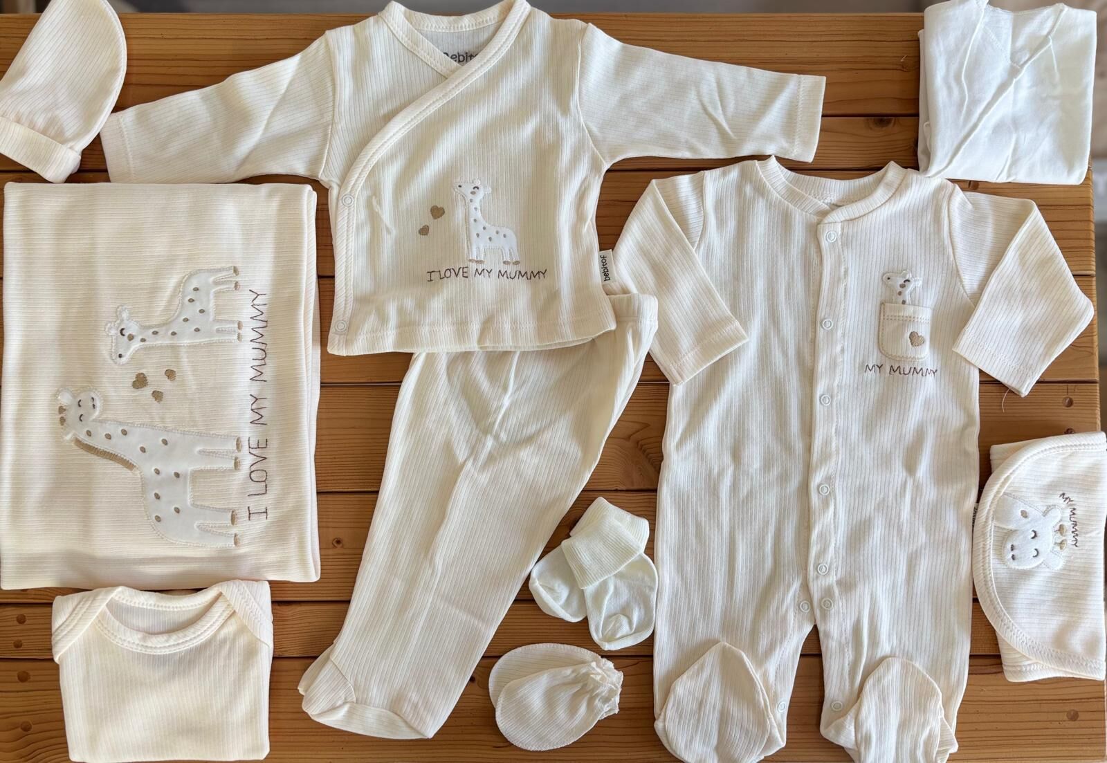 10'Lu Yavrulu Zürafa Zıbın