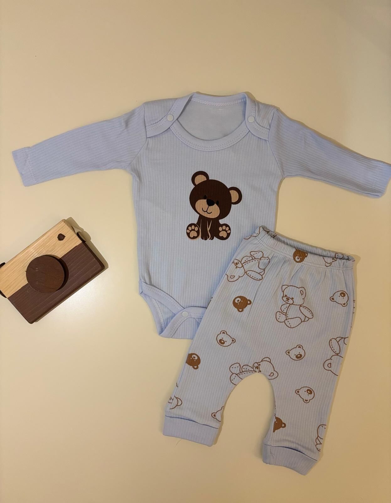 Rapor Ayıcık Kollu 2'Li Bady Takım