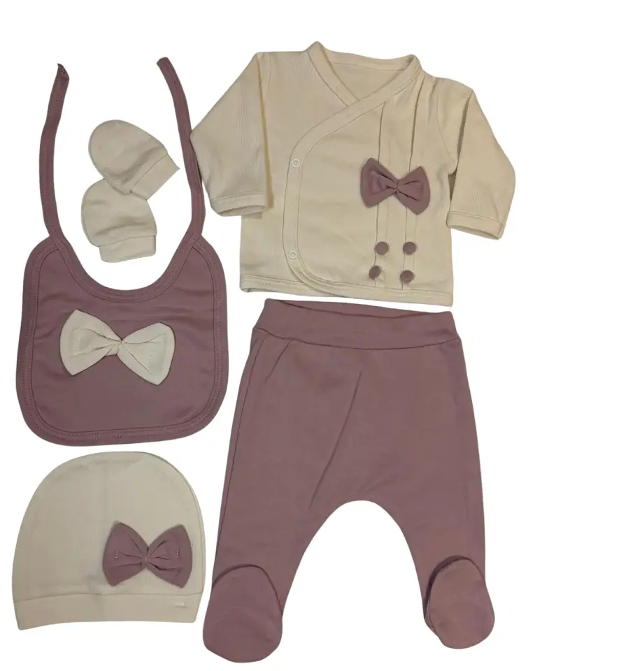 Petekli Düğmeli Kız Zıbın