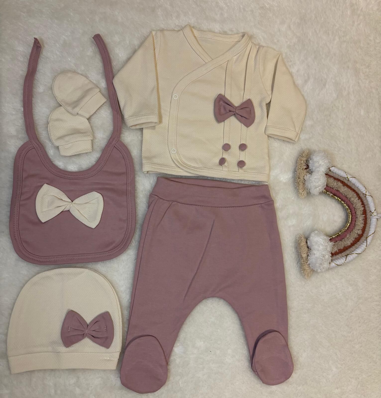 Petekli Düğmeli Kız Zıbın