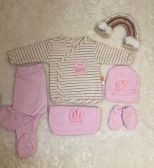 Çizgili Tavşanlı Kız Zıbın