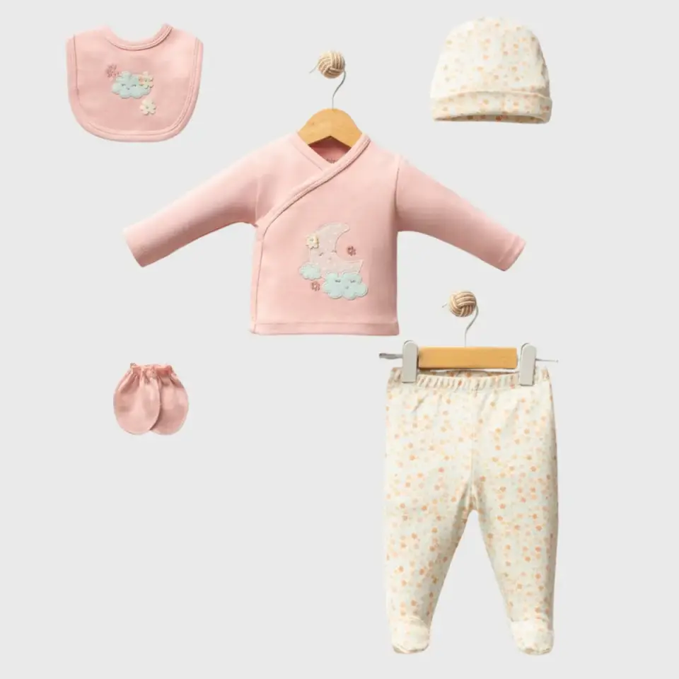 Sevimli Aybalam 5'Li Zıbın Seti