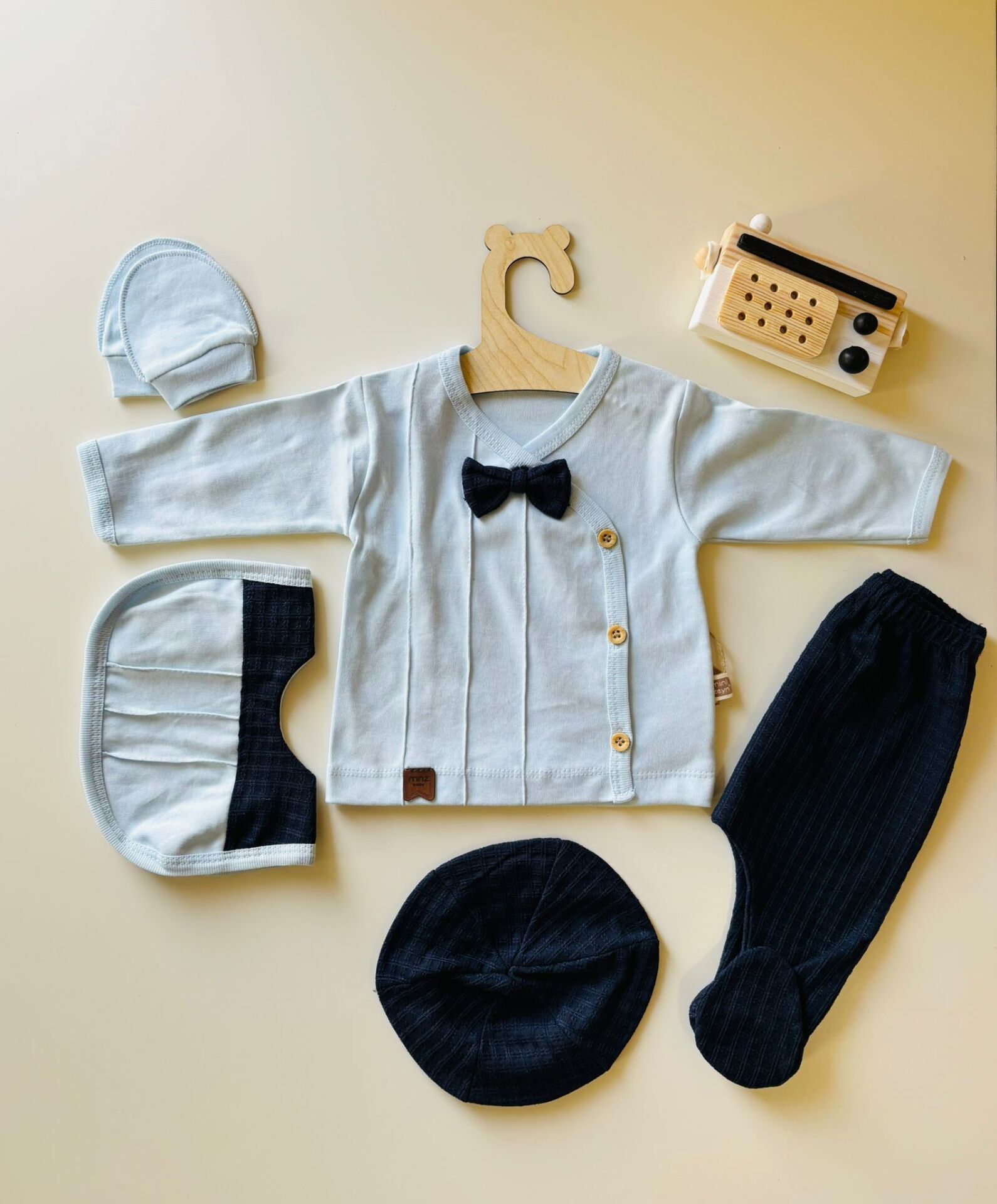 Nervullu Erkek 5'Li Set