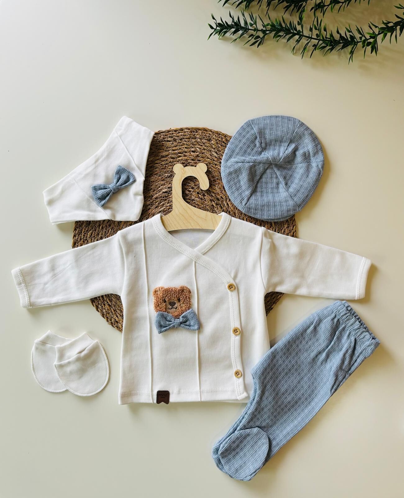 Cute Bear Erkek 5'Li Set