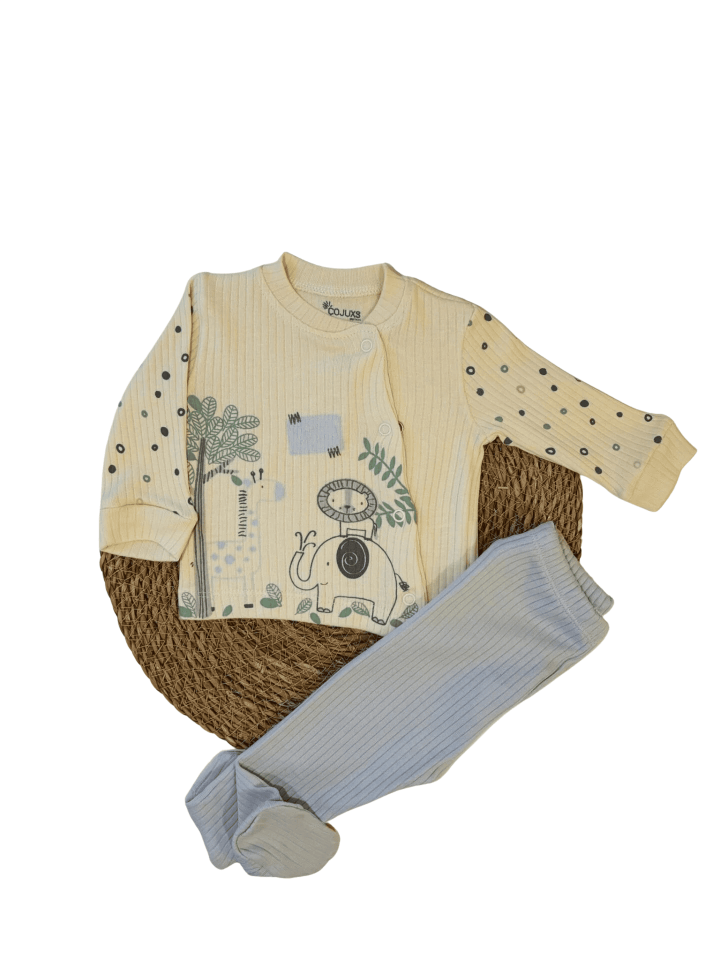 Hayvan Baskılı 5'Li Set