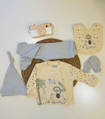 Hayvan Baskılı 5'Li Set