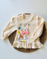 Kedili Fiyonklu Kız Takım