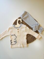 Panda Detaylı 2'Li Takım