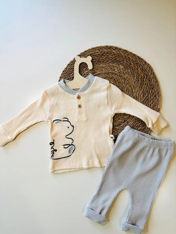 Panda Detaylı 2'Li Takım