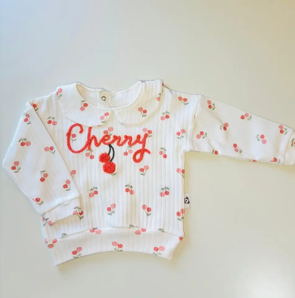 Kiraz Desenli 2’li Takım