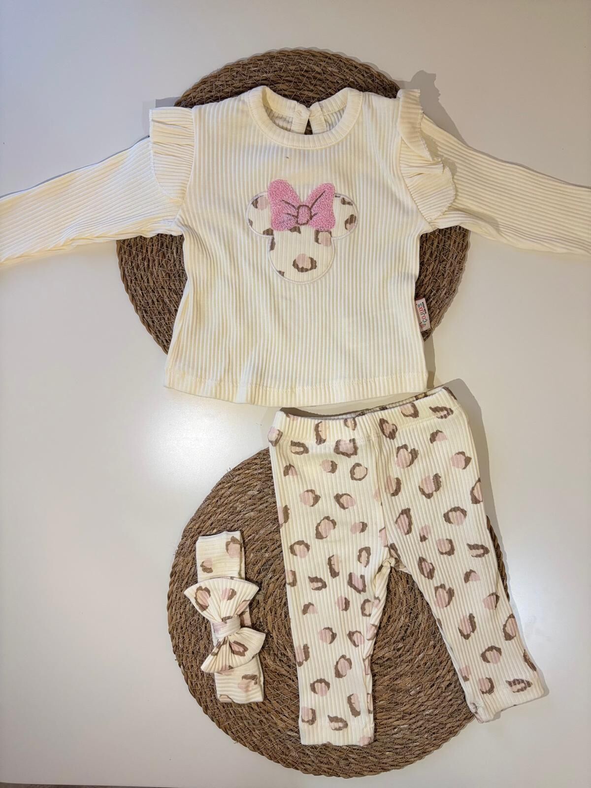 Leopar Desenli 2'Li Takım