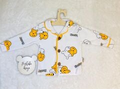Pooh Baskılı Aylık Pijama Takımı