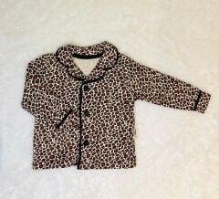 Leopar Baskılı Aylık Pijama Takımı