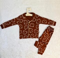 Büyük Ayıcık Desenli Pijama Takımı