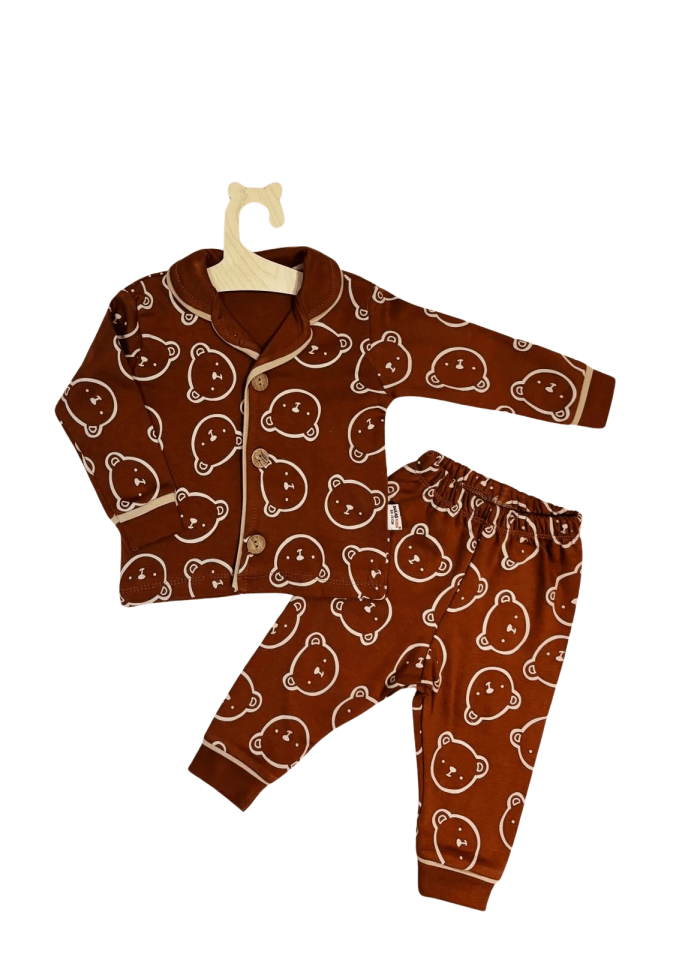 Büyük Ayıcık Desenli Pijama Takımı