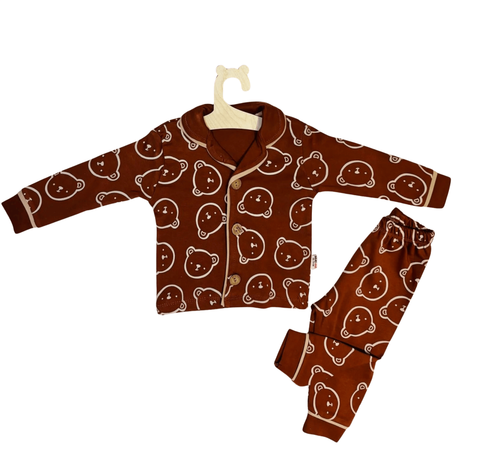 Büyük Ayıcık Desenli Pijama Takımı