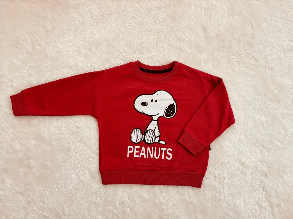 Erkek Çocuk Kırmızı Snoopy Baskılı 2’li Eşofman Takımı