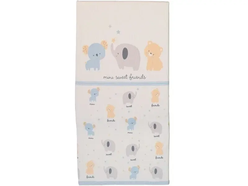 Pastel Hayvan Figürlü Mini Sweet Friends Bebek Battaniyesi