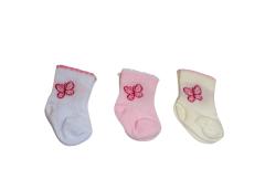 Bebek Patik Çorap 3’lü Set – Antialerjik, Yumuşak