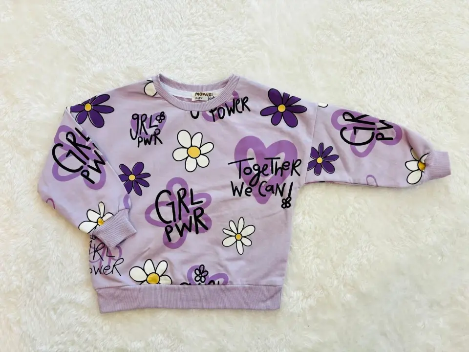 Girl Power Baskılı Kız Çocuk 2’li Takım
