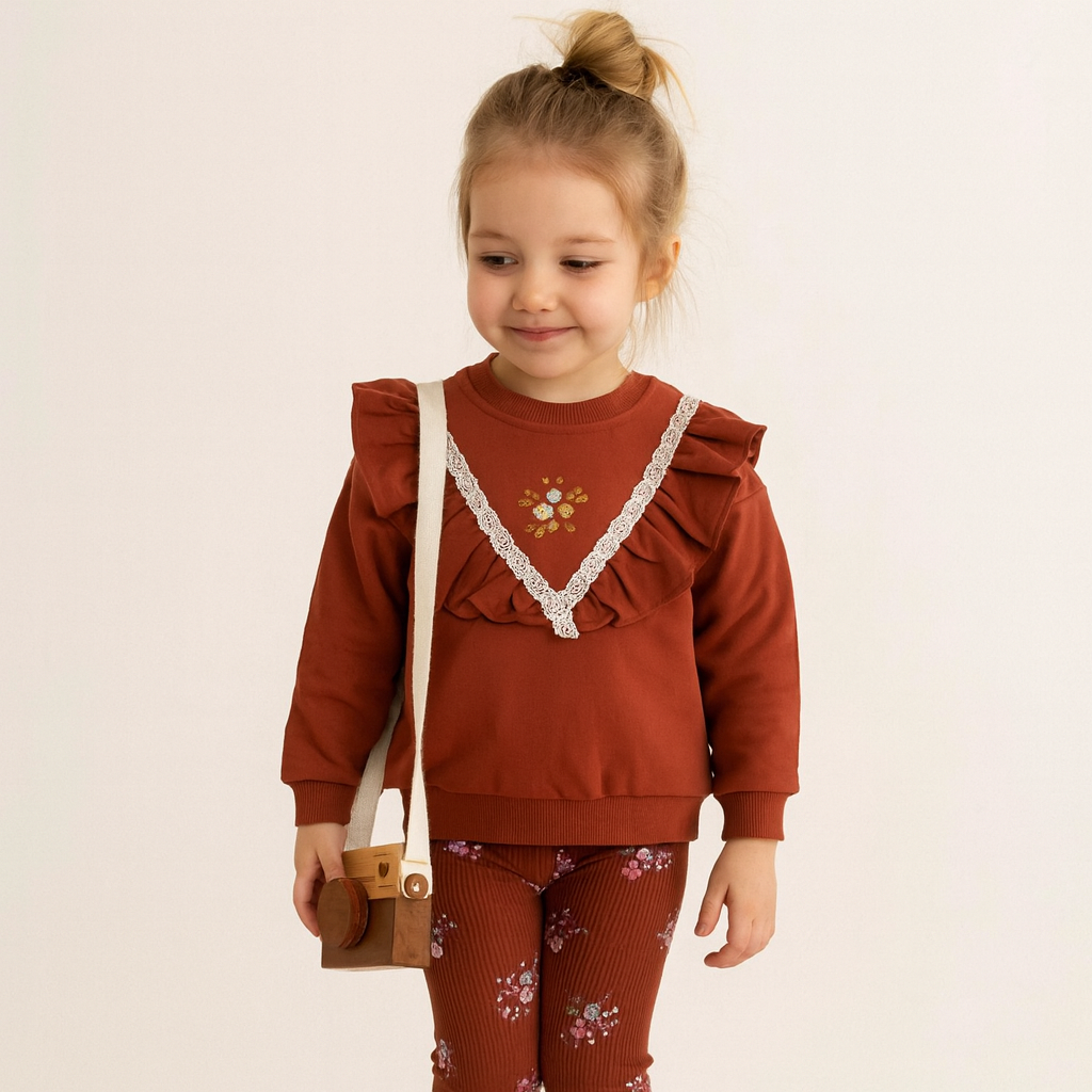 Dantel Fırfır Detaylı